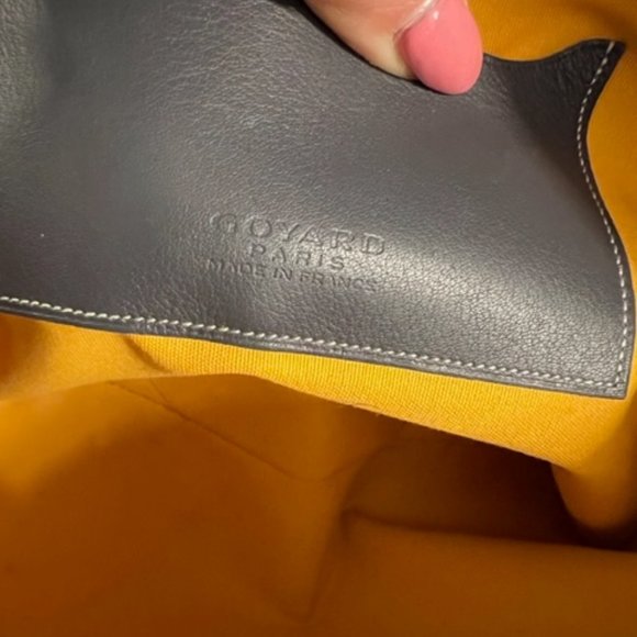 Goyard Monogram Logo Grey Senat MM Pouch Clutch - Picture 10 of 12